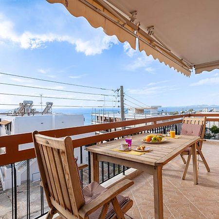 Sea View Apartment 100M From The Beach Saronida Esterno foto