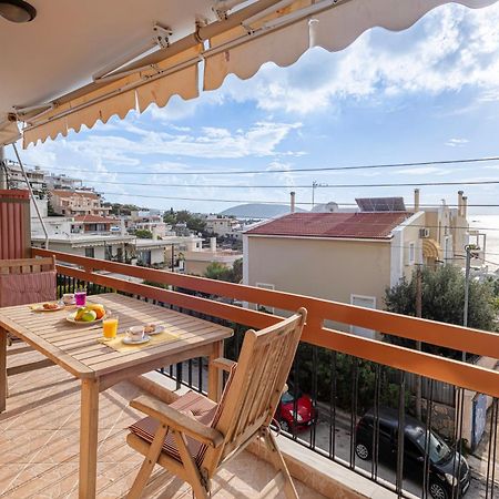 Sea View Apartment 100M From The Beach Saronida Esterno foto